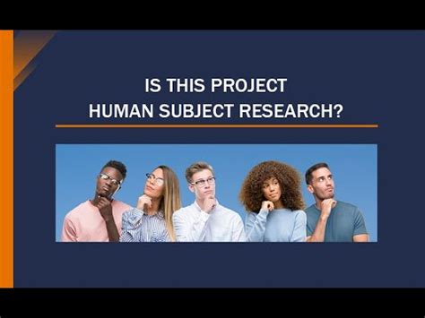 Human Subject Research Determinations Is This Project Human Subject