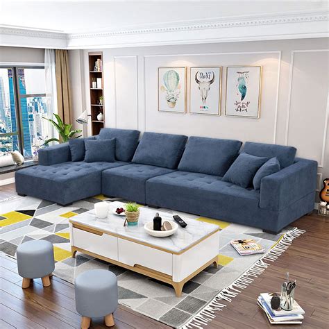 Kevinplus Large Sectional Sofa Couch L Shape With Chaise Lounge