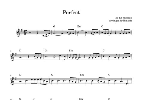 Perfect Arr Lkmusic Sheet Music Ed Sheeran Trumpet Solo