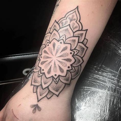 Ornamental Dotwork Piece Tattooed By Rebekkarekkless At Divine Art