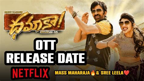 Dhamaka Movie Ott Release Date Digital Release Date Ravi Teja Sree