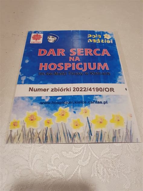 Podzi Kowanie Za Zaanga Owanie W Akcj Serce Dla Hospicjum Szko A