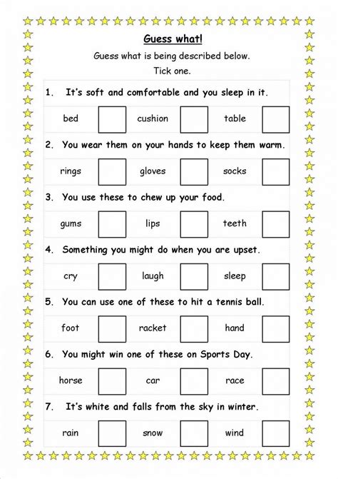 Free Printable Activity Sheets For 4 Year Old