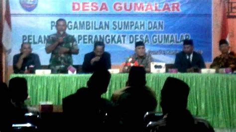 Contoh Sambutan Kepala Desa Dalam Acara Pelantikan Perangkat Desa