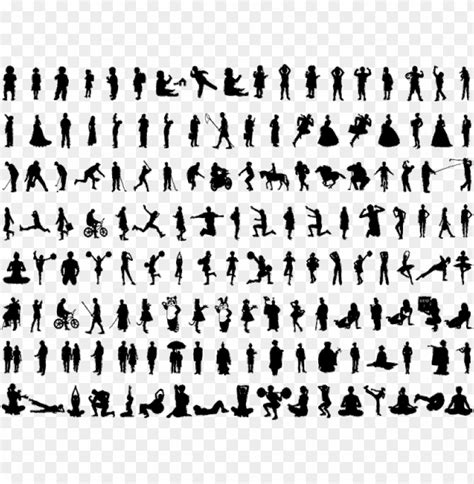 Silhouette Human Figure PNG Transparent With Clear Background ID 244980