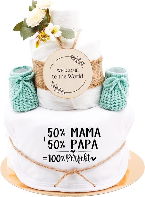 Trend Mama Sprüche Windeltorte Vintage Nostalgie mit Spruch 50