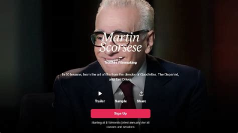 Masterclass Martin Scorsese Teaches Filmmaking Libcourse