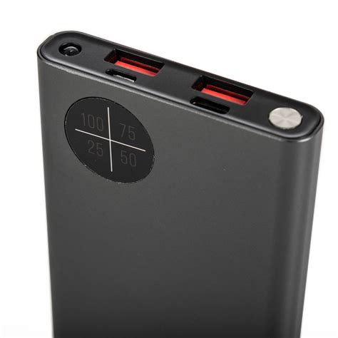 VIDVIE Banco de Energía Litio 10000mAh PB782 de Aluminio