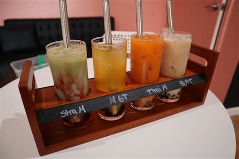 Inside The 1st Nj Shop To Offer Bubble Tea Flights An Epic Spring
