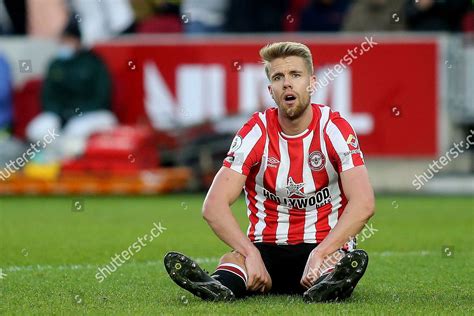 Kristoffer Ajer Brentford Shows His Frustration Editorial Stock Photo