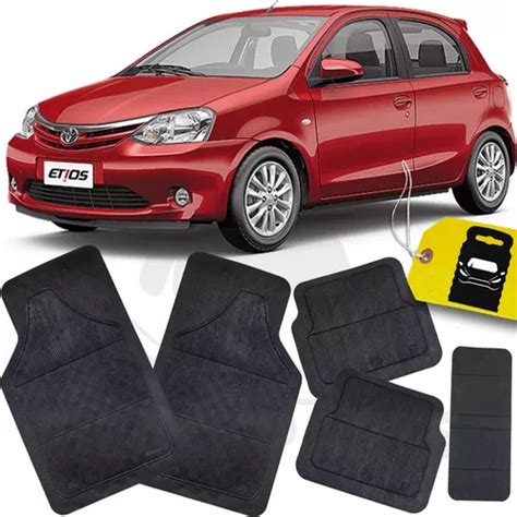 Tapete Toyota Etios 2012 A 2023 Borracha Preto Lixeira Parcelamento