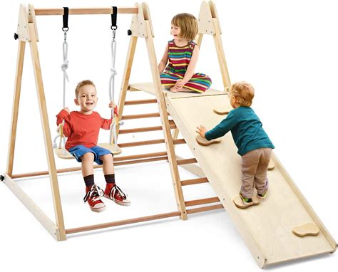 Olakids Juguetes de escalada para niños pequeños 4 en 1 plegables de