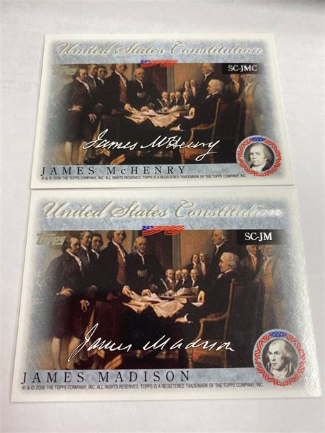 2006 Topps United States Constitution George Washington Alexander