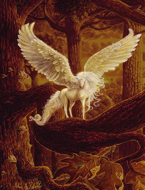 Pegasus Painting By Steve Roberts