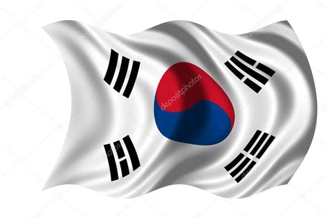 National Flag South Korea Stock Photo Pdesign