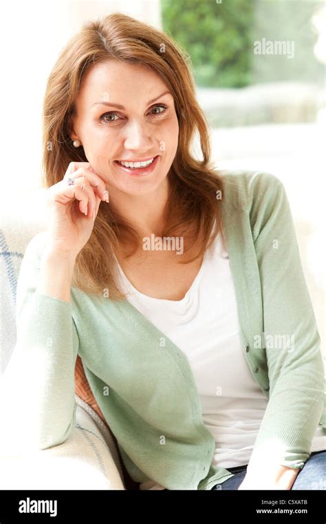 Portrait Of Mature Woman Stock Photo Alamy
