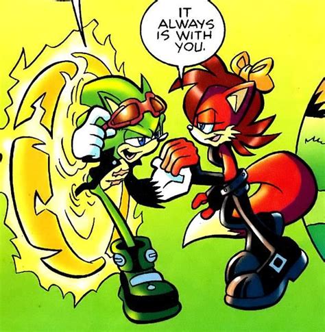 Scourge The Hedgehog And Fiona Fox