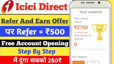 Icici Direct Refer And Earn 2023 Icici Direct Demat Account Refer And