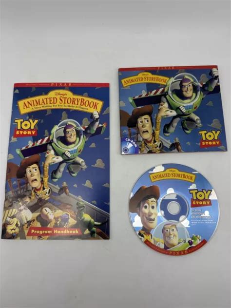 Disneys Toy Story Animated Storybook Cd Rom 1996 Hasbro Pixar 3d