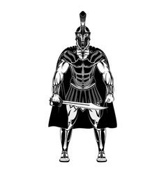 Sparta warrior 0001 Royalty Free Vector Image - VectorStock