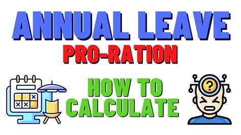 What Is The Correct Formula To Calculate Pro Rated Annual Leave YouTube