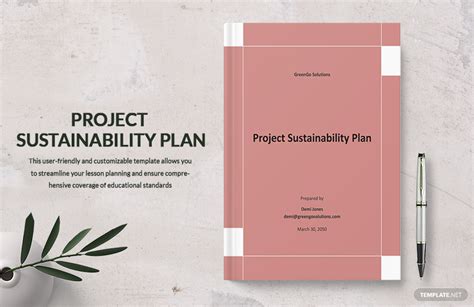 Editable Sustainability Plan Templates In Word To Download