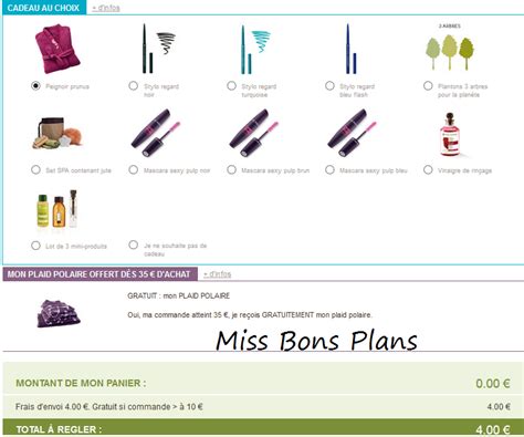 Miss Bons Plans Offres Courrier Yves Rocher Avec Cadeaux Gratuits Et