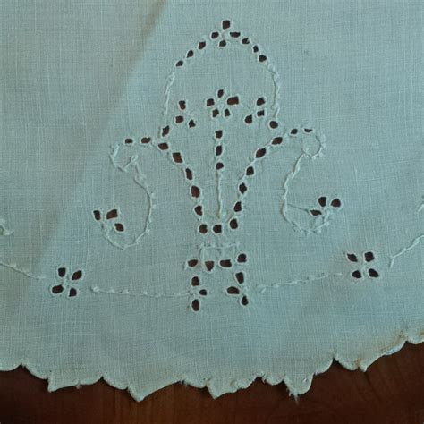 Embroidered Doily Etsy