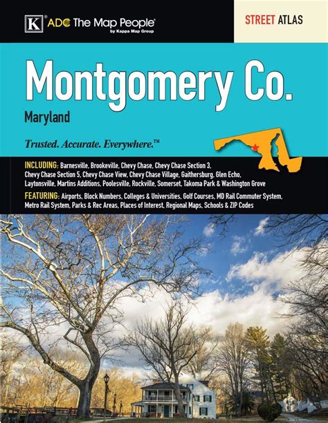 Montgomery County Md Atlas Kappa Map 9780762593477 Books