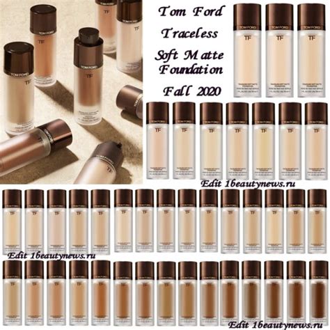 Новая тональная основа Tom Ford Traceless Soft Matte Foundation Fall