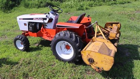 Simplicity 4040 Garden Tractor Flail Mowing Youtube