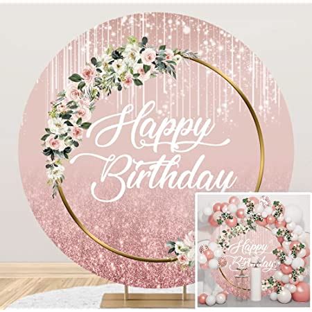 Amazon Yeele X Ft Rose Birthday Backdrop Pink Red Blossom