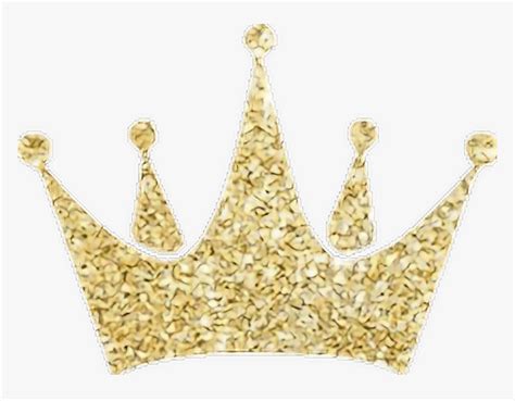 Transparent Background Gold Glitter Crown Clipart Hd Png Download