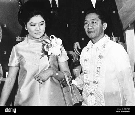 President Ferdinand Marcos Of The Philippines And His Wife In Imelda