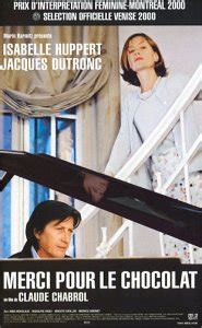 Merci Pour Le Chocolat Amazon It Huppert Isabelle Dutronc Jacques