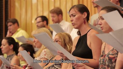 Hoc Est Enim Corpus Meum Original English Version For Choir Youtube