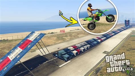 QUESTO STUNT SI PUÒ FARE STUNT IMPOSSIBILI Su GTA 5 ita 100 CAMION