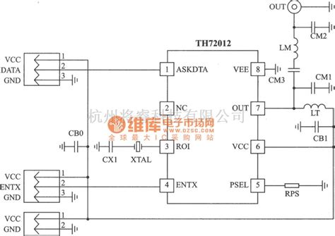 调频信号产生中的ask 433mhz发射器电路图 将睿