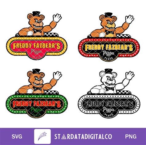 Fnaf Svg Five Nights At Freddys Set Freddys Svg Etsy Uk