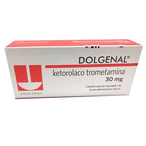 Comprar Dolgenal 30mg Caja 1ampolla Walmart El Salvador