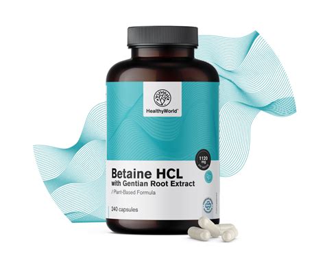 3x Бетаин HCL 1120 мг, общо 720 капсули - HealthyWorld.bg