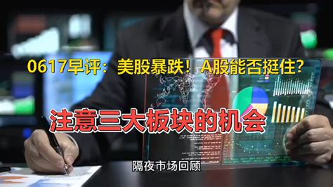 0617早评：美股暴跌！a股能否挺住？注意三大板块的机会 知乎