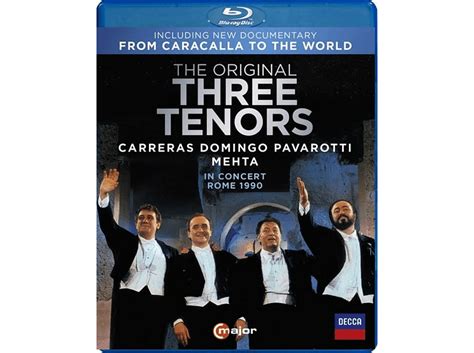 José Carreras Placido Domingo And Luciano Pavarotti The Original Three Tenors Blu Ray José