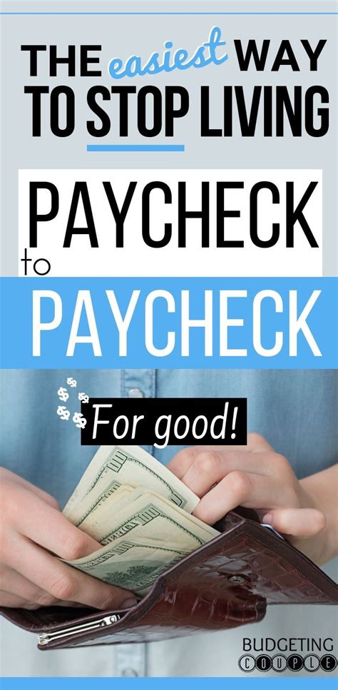 How To Stop Living Paycheck To Paycheck An Actionable Guide