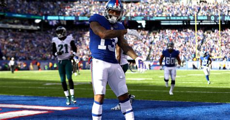 Watch Odell Beckham Jr Makes Great Leaping Grab For Second Td Of Game