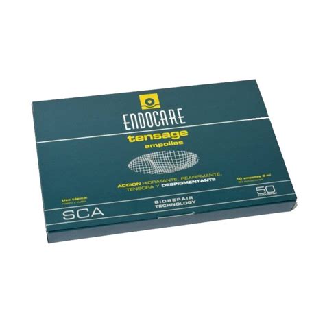 Endocare Tensage Ampolle Azione Tensoria E Rassodante 10 Fiale Da 2 Ml