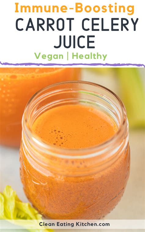 Immune Boosting Carrot Celery Juice Recipe