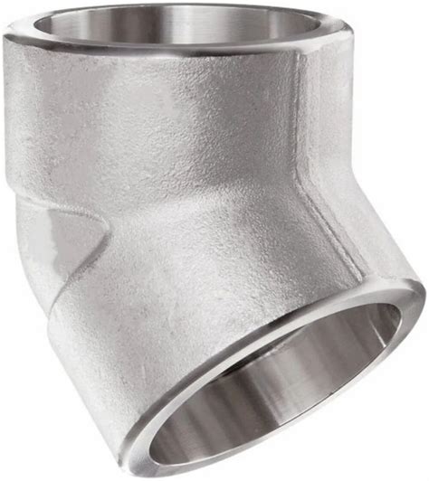 Inch Stainless Steel Socket Weld Elbow For Chemical Handling Pipe At