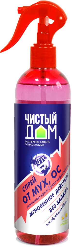 Спрей от мух и ос | "Чистый Дом" - средства от насекомых