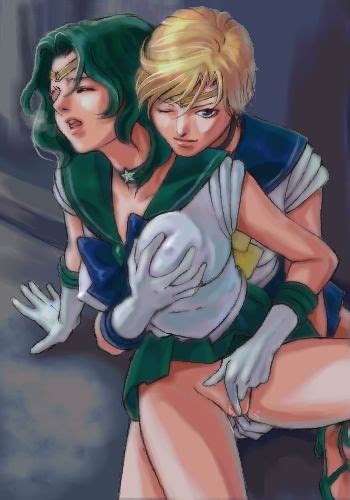 Ten Ou Haruka Kaiou Michiru Sailor Uranus And Sailor Neptune